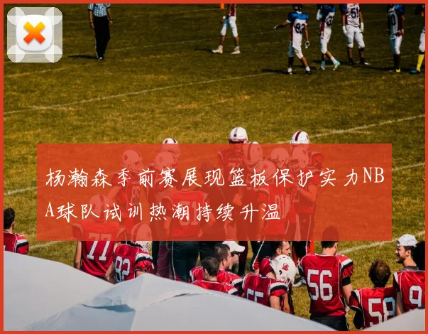 杨瀚森季前赛展现篮板保护实力NBA球队试训热潮持续升温
